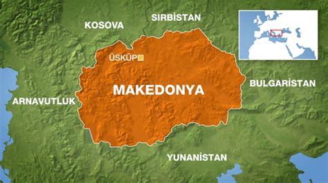 dünya haritası makedonya